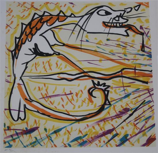 § Salvador Dali (1904-1989) Hermaphrodite, 25.5 x 19in., unframed